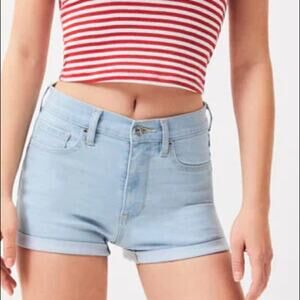 NWT‎ PacSun “The Shortie” Light Blue Denim Shorts